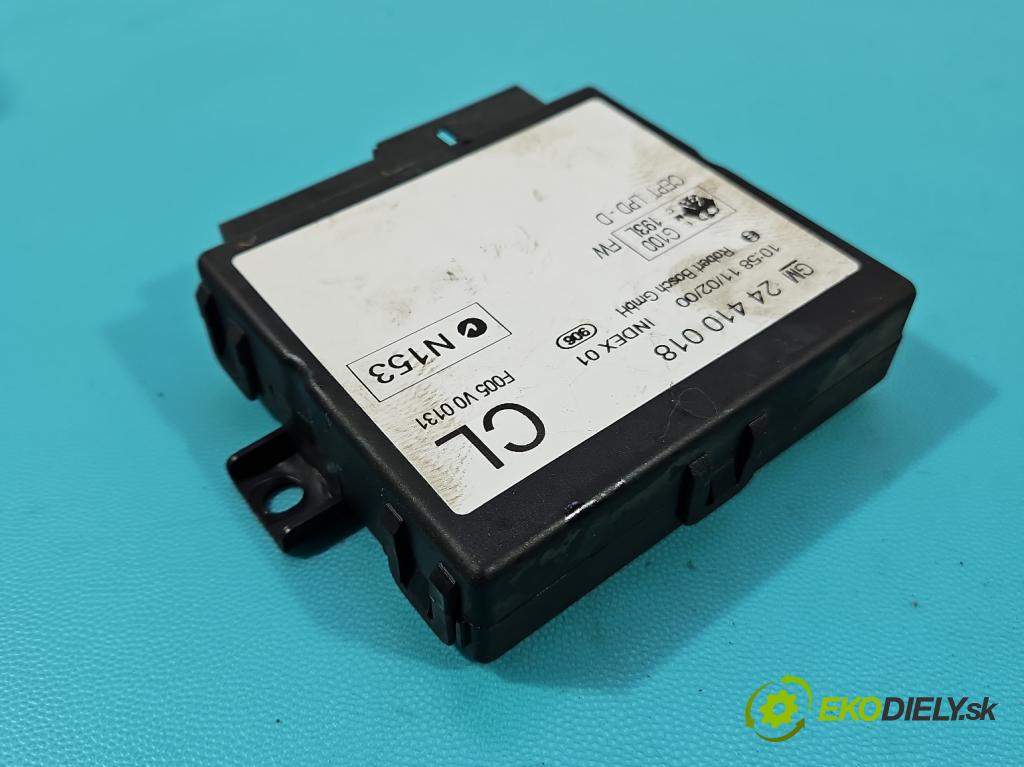 Opel Zafira A 1999-2005 1.8 16V 116 HP manual 85 kW 1796 cm3 5- riadiaca jednotka motora 90582539
