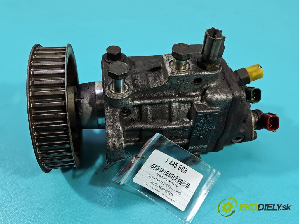 Toyota Corolla E12 2001-2009 2.0 D4D 110 HP manual 81 kW 1995 cm3 3- čerpadlo vstrekovacia 22100-27010 (Vstrekovacie čerpadlo)