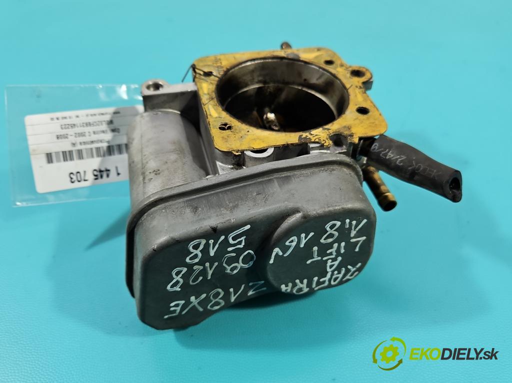 Opel Vectra C 2002-2008 1.8 16V 122 HP manual 90 kW 1796 cm3 4- klapka 5WS91703 (Škrtiaca klapka)