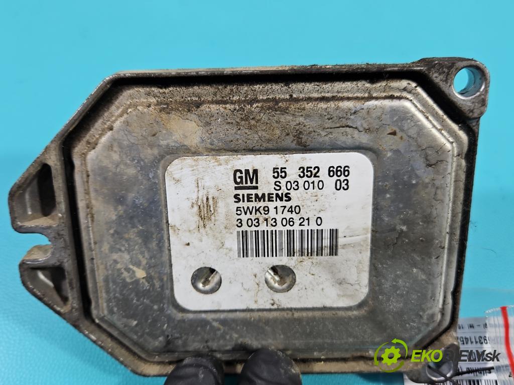 Opel Vectra C 2002-2008 1.8 16V 122 HP manual 90 kW 1796 cm3 4- riadiaca jednotka motora 55352666