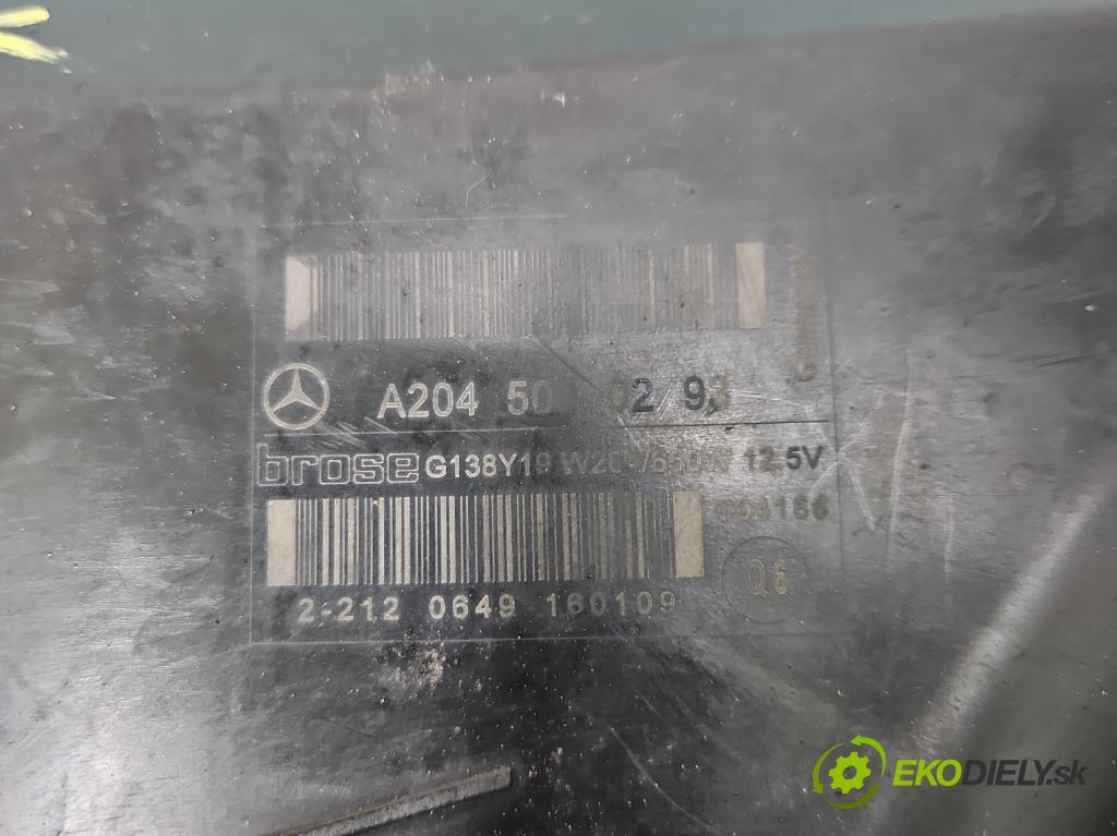 Mercedes E C207/ A207 3.0 cdi 265KM automatic 195 kW 2987 cm3 2- Ventilátor chladiča A2045400788