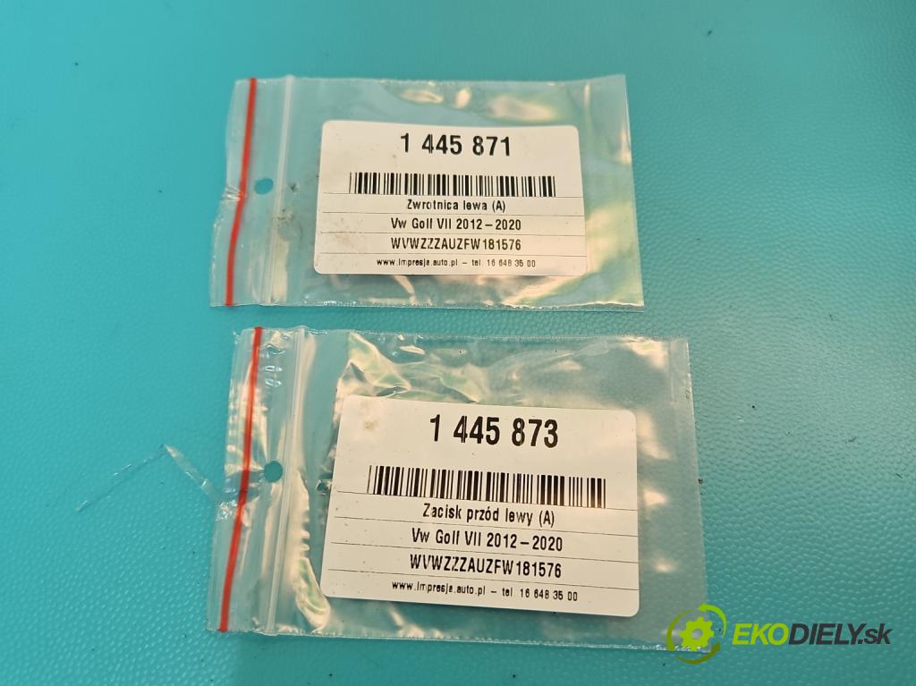 Vw Golf VII 2012-2020 1.6 tdi 110 HP manual 81 kW 1598 cm3 5- náboj ľavé  (Náboj kolesa)