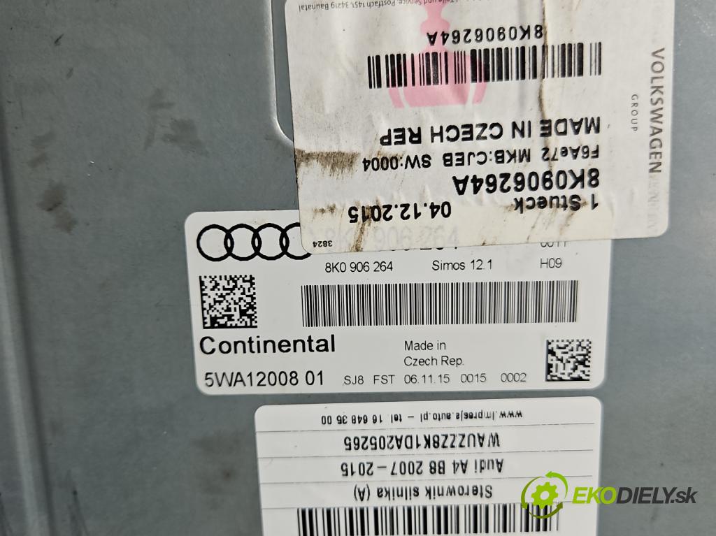 Audi A4 B8 2007-2015 1.8 TFSI 170 HP manual 125 kW 1798 cm3 4- riadiaca jednotka motora 8K0906264A