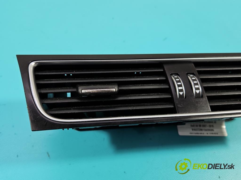 Audi A4 B8 2007-2015 1.8 TFSI 170 HP manual 125 kW 1798 cm3 4- Mřížka: kúrenia stredová 8T1820951D (Mriežka kúrenia (fukár))