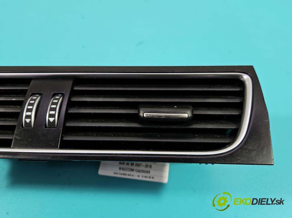 Audi A4 B8 2007-2015 1.8 TFSI 170 HP manual 125 kW 1798 cm3 4- Mřížka: kúrenia stredová 8T1820951D (Mriežka kúrenia (fukár))