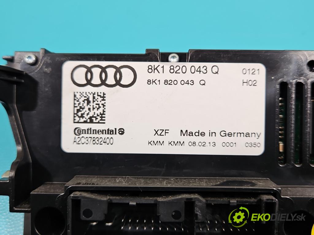 Audi A4 B8 2007-2015 1.8 TFSI 170 HP manual 125 kW 1798 cm3 4- panel kúrenia 8K1820043Q