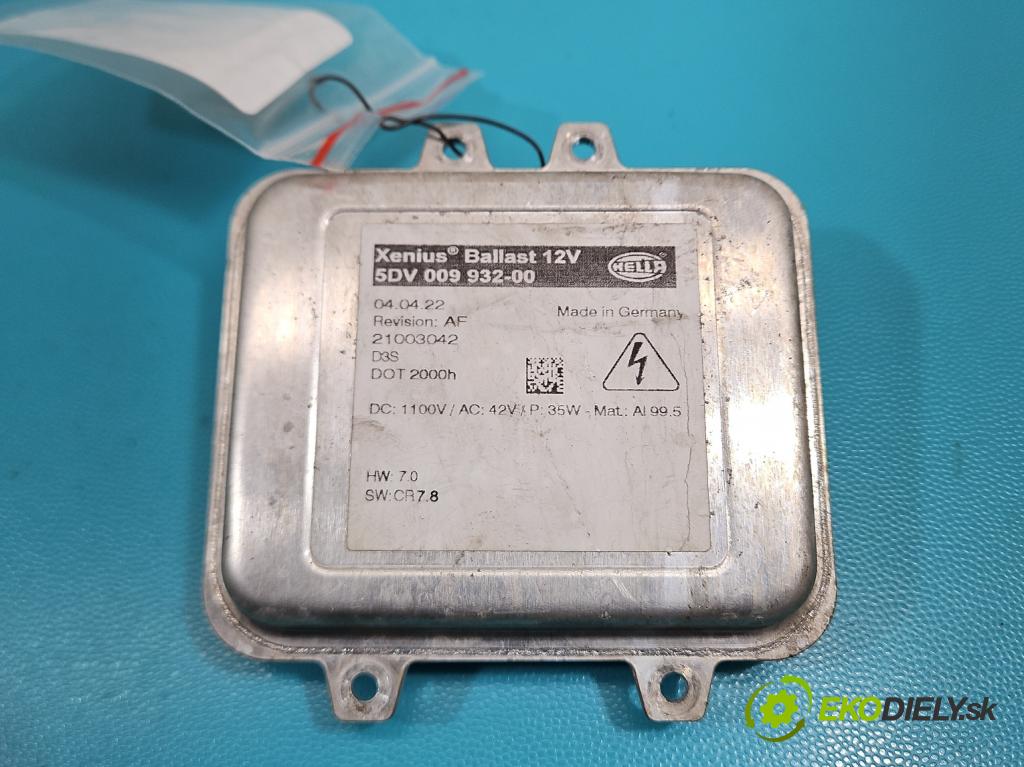 Opel Insignia A 2008-2017 2.0 cdti automatic 143,1 kW 1956 cm3 5- střídač: xenon 5DV009932-00 (Riadiaca jednotka xenónu)