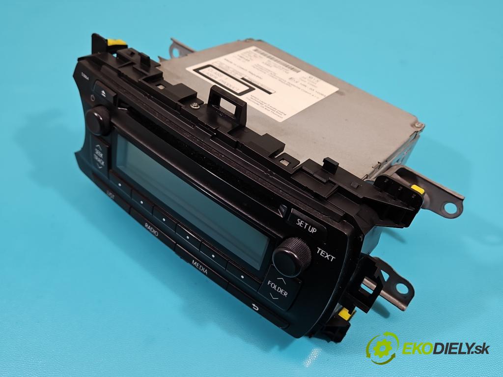 Toyota Yaris III 2011-2020 1.3 vvti 99 HP manual 73 kW 1329 cm3 5- Radio originál 86120-0D640