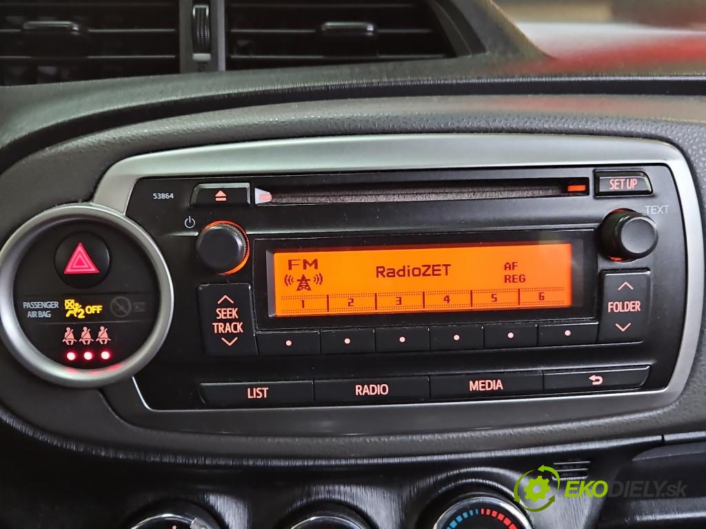Toyota Yaris III 2011-2020 1.3 vvti 99 HP manual 73 kW 1329 cm3 5- Radio originál 86120-0D640