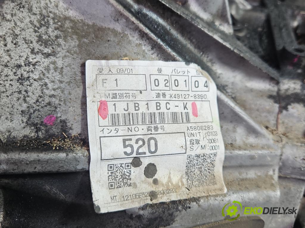 Toyota Avensis III T27 2009-2018 2.0 D4D 143 HP manual 105 kW 1995 cm3 5- prevodovka stupeň,rýchlosť manual 1JB1BC-K