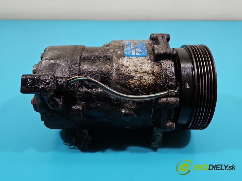 Seat Leon I 1999-2005 1.6 16V 105 HP manual 77 kW 1598 cm3 5- Kompresor: klimatizácie 1J0820803K (Kompresor klimatizácie)