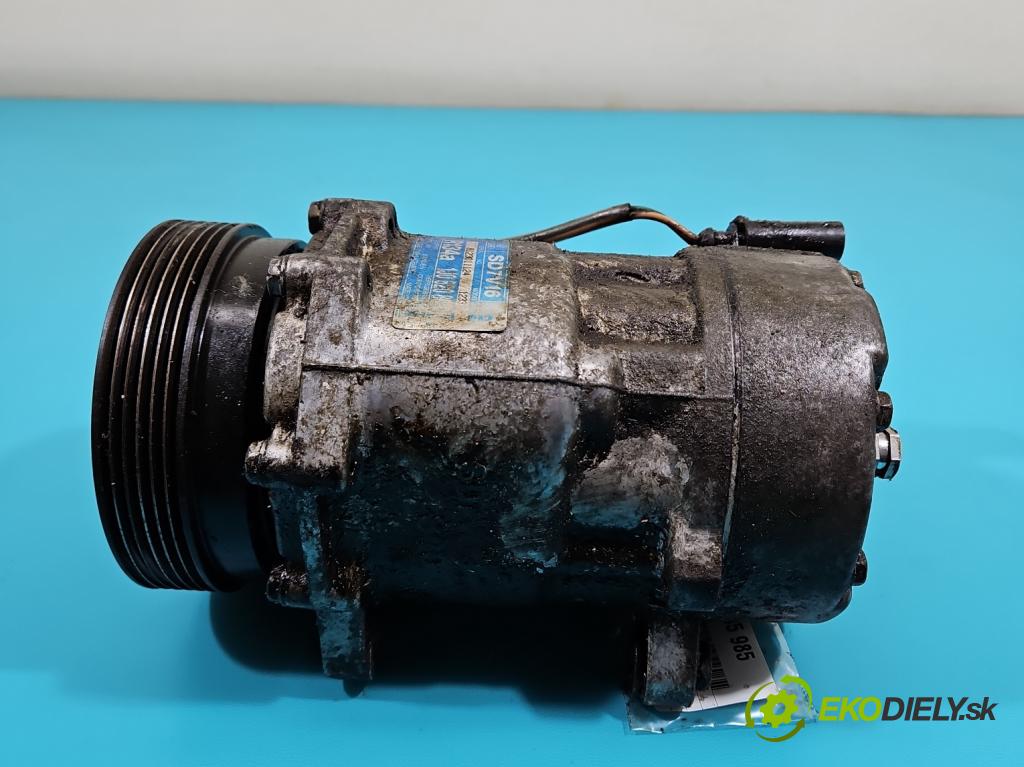 Seat Leon I 1999-2005 1.6 16V 105 HP manual 77 kW 1598 cm3 5- Kompresor: klimatizácie 1J0820803K (Kompresor klimatizácie)