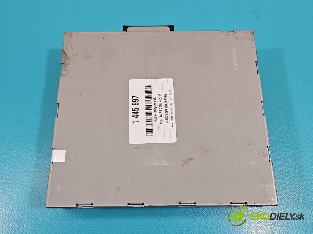 Audi A4 B8 2007-2015 1.8 TFSI 170 HP manual 125 kW 1798 cm3 4- Radio originál 4G1035053G