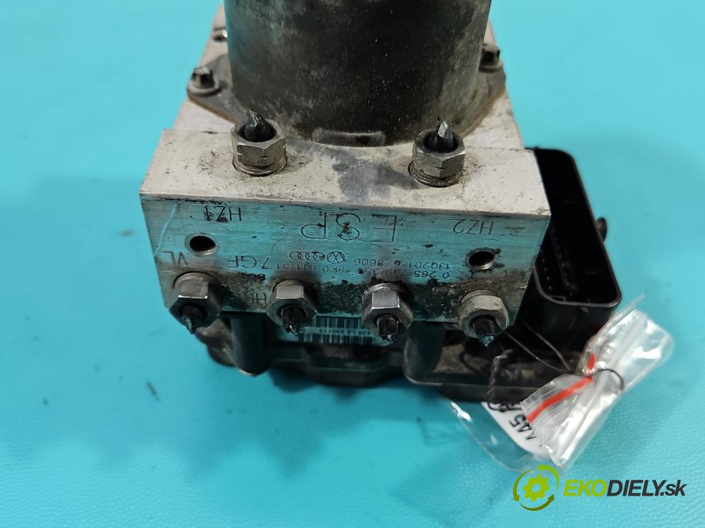 Audi A4 B8 2007-2015 1.8 TFSI 170 HP manual 125 kW 1798 cm3 4- čerpadlo abs 8K0907379CG (Pumpa ABS)