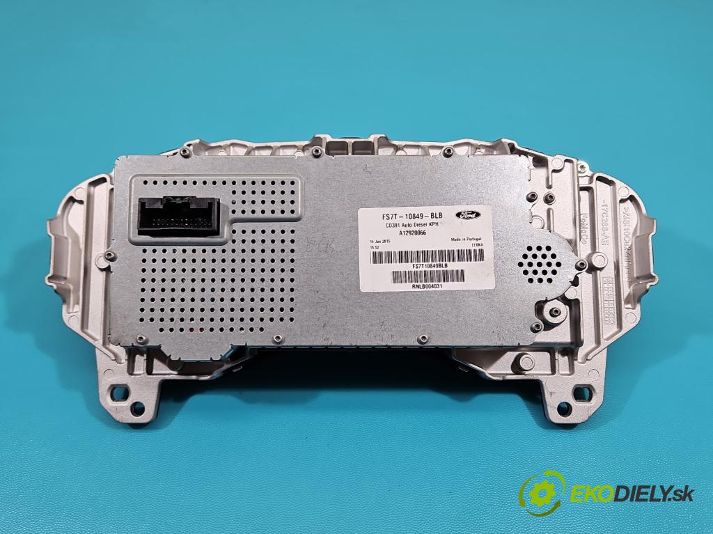 Ford Mondeo Mk5 2014-2022 2.0 tdci 179KM automatic 132 kW 1999 cm3 5- prístrojovka/ budíky FS7T-10849-BLB (Prístrojová doska)