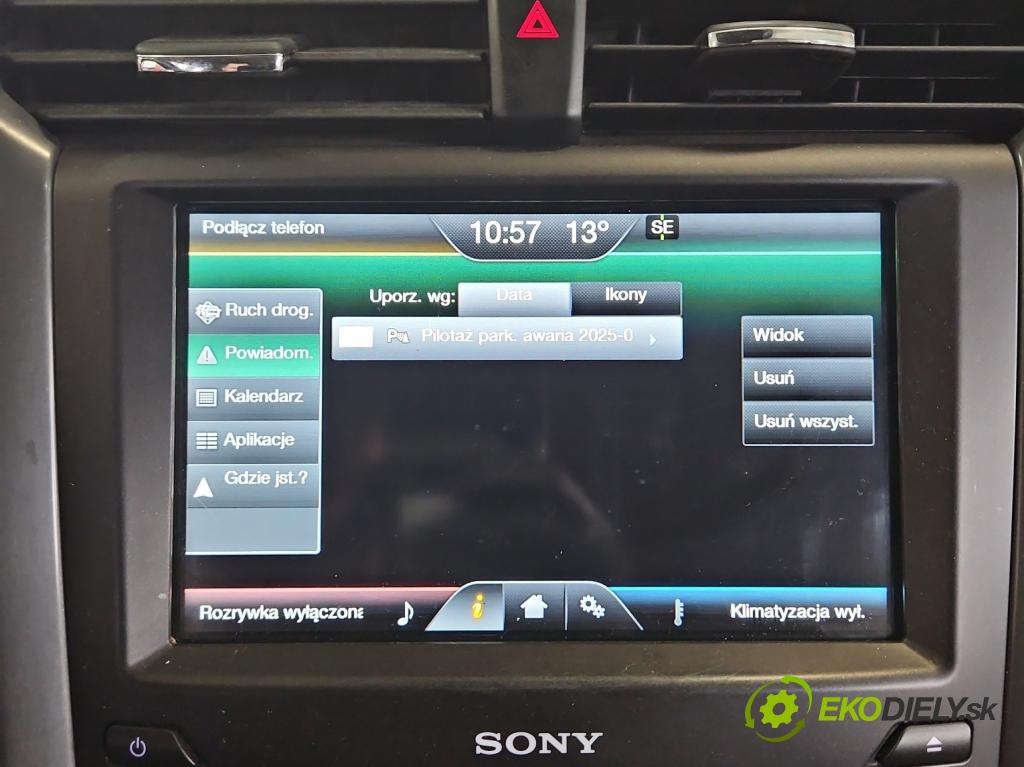 Ford Mondeo Mk5 2014-2022 2.0 tdci 179KM automatic 132 kW 1999 cm3 5- Zobrazit: DS7T-18B955-FB (Prístrojová doska, displej)