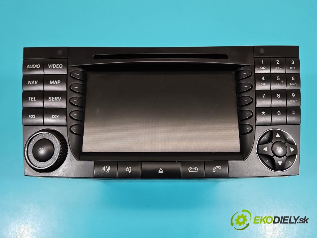 Mercedes E W211 2002-2009 3.0 V6 CDI 190 HP automatic 140 kW 2987 cm3 4- Radio originál A2118707190