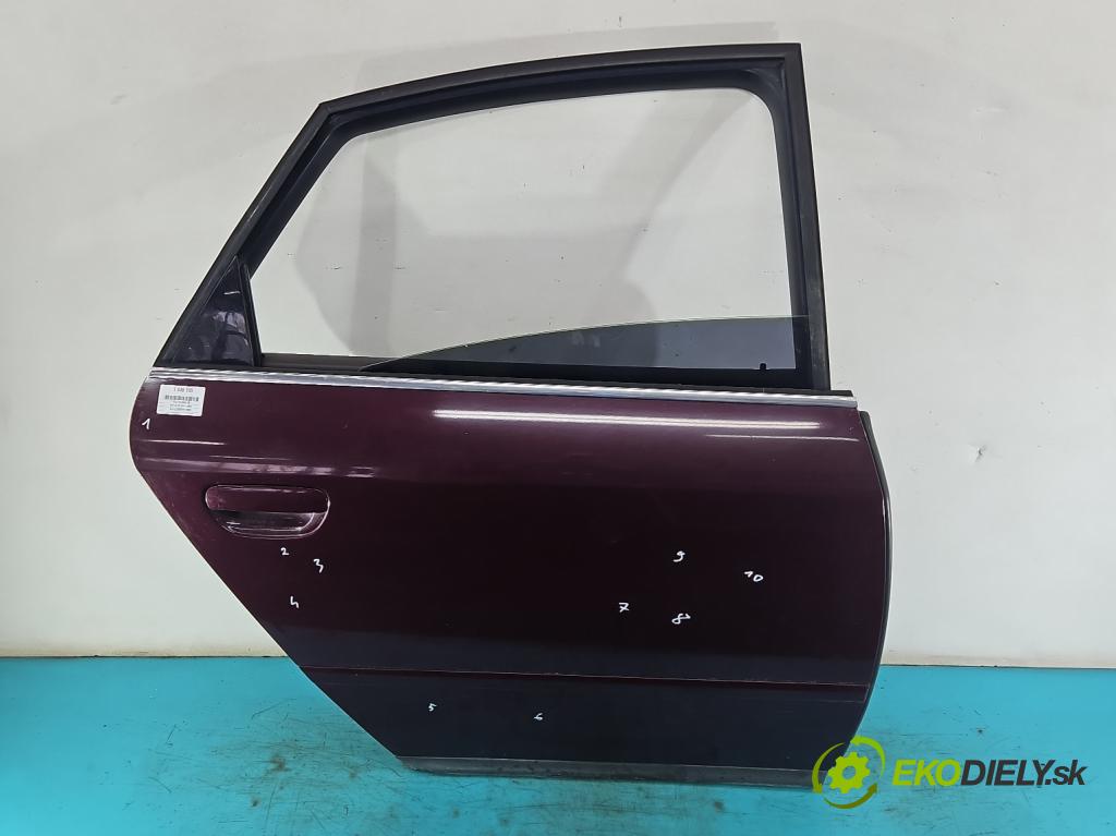 Audi A6 C5 1997-2004 2.4 V6 165 HP manual 121 kW 2393 cm3 4- dvere zadné pravé  (Kľučka dverí ostatné)