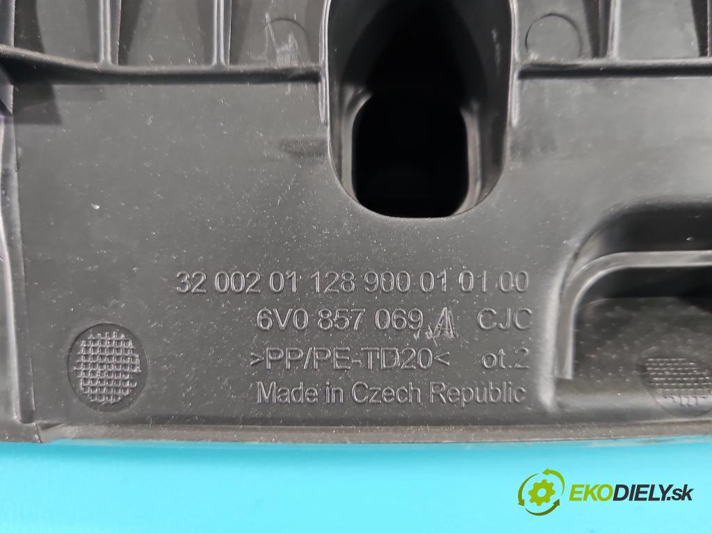 Skoda Fabia III 2014- 2021 1.0 MPI 60 HP manual 44 kW 999 cm3 5- kokpit,pristrojová doska rozdeľovacia