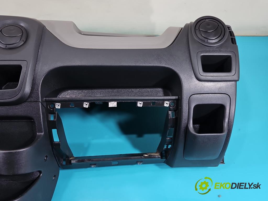 Renault Master III 2010-2019 2.3 dci 101 HP manual 74 kW 2299 cm3 5- kokpit,pristrojová doska rozdeľovacia