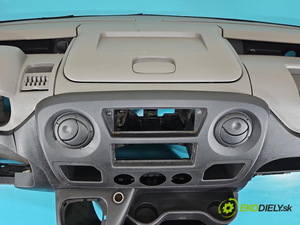 Renault Master III 2010-2019 2.3 dci 101 HP manual 74 kW 2299 cm3 5- kokpit,pristrojová doska rozdeľovacia