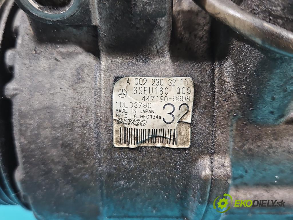 Mercedes E W212 2009-2016 3.0 CDI V6 231 HP automatic 170 kW 3000 cm3 5- Kompresor: klimatizácie 447190-9698 (Kompresor klimatizácie)