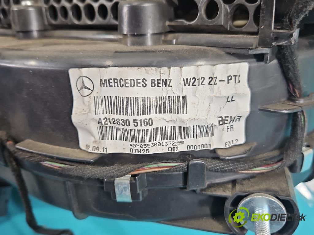 Mercedes E C207/ A207 3.0 cdi 265KM automatic 195 kW 2987 cm3 2- radiátor A2128305160 (Radiátory topení)