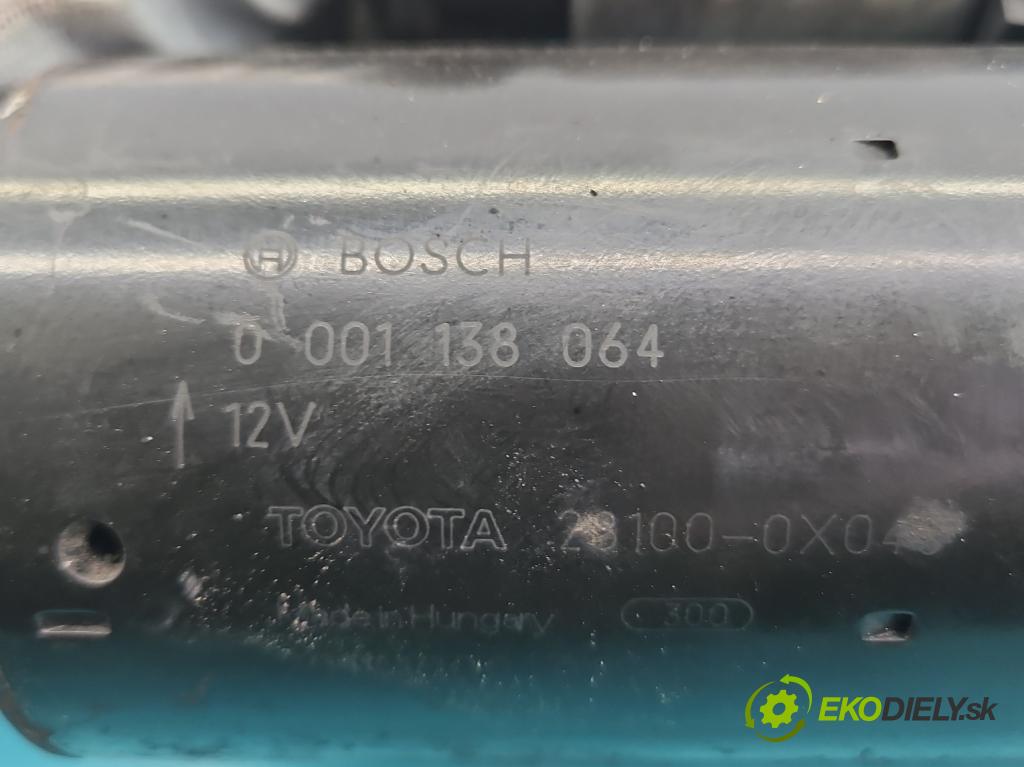 Toyota Avensis III T27 2009-2018 2.0 D4D 143 HP manual 105 kW 1995 cm3 5- štartér 0001138064 (Štartér)