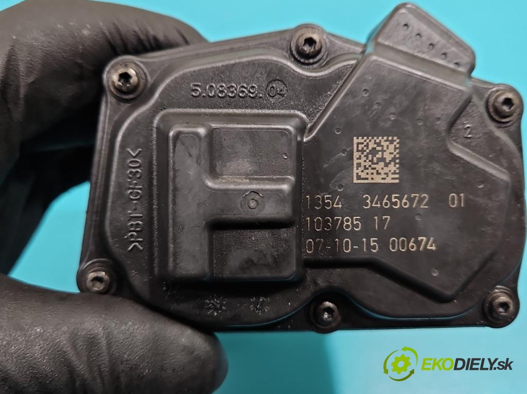 Toyota Avensis III T27 2009-2018 2.0 D4D 143 HP manual 105 kW 1995 cm3 5- klapka 3465672 (Škrtiaca klapka)