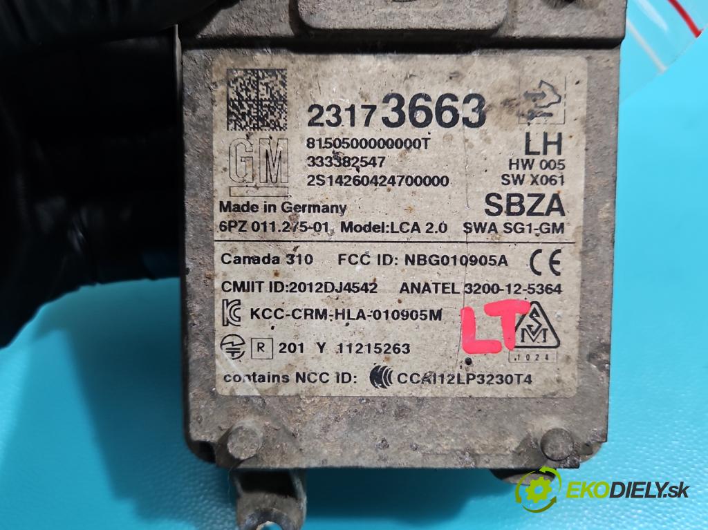 Opel Insignia A 2008-2017 2.0 cdti automatic 143,1 kW 1956 cm3 5- riadiaca jednotka ostatné 23173663