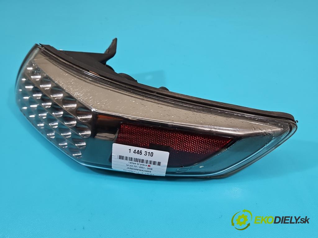 Infiniti FX I 2003-2008 3.5 V6 280KM: automatic 206 kW 3498 cm3 5- svetlo / reflektor zadné pravé  (Kľučka dverí ostatné)