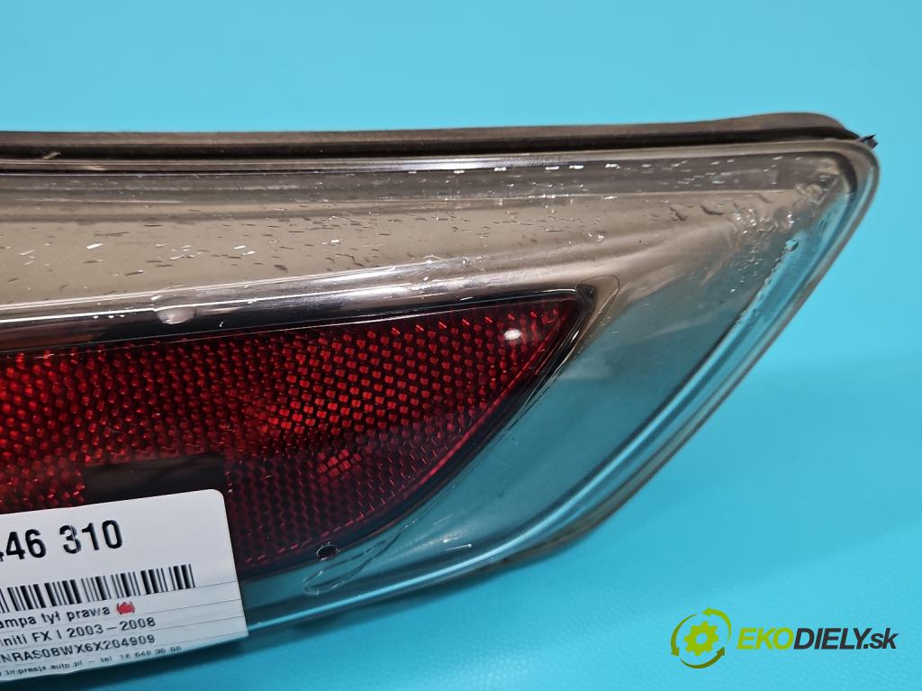 Infiniti FX I 2003-2008 3.5 V6 280KM: automatic 206 kW 3498 cm3 5- svetlo / reflektor zadné pravé  (Kľučka dverí ostatné)