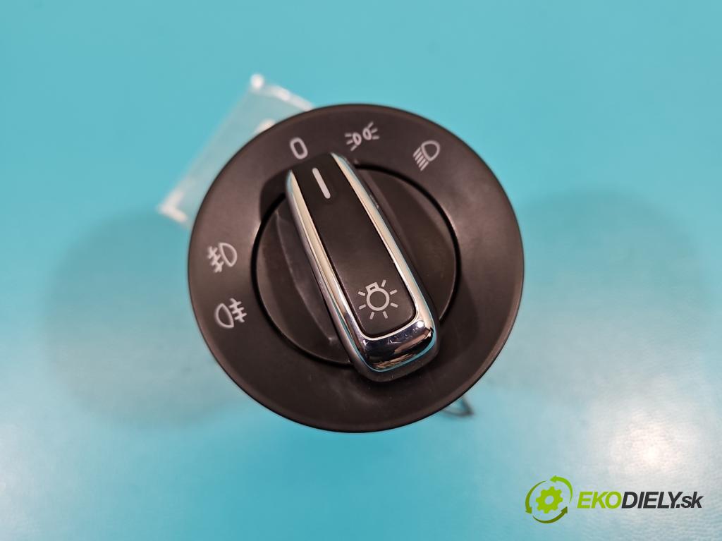 Skoda Rapid 2012-2019 1.2 TSI 86 HP manual 63 kW 1197 cm3 5- prepínač světla: na doska: 5JA941531F