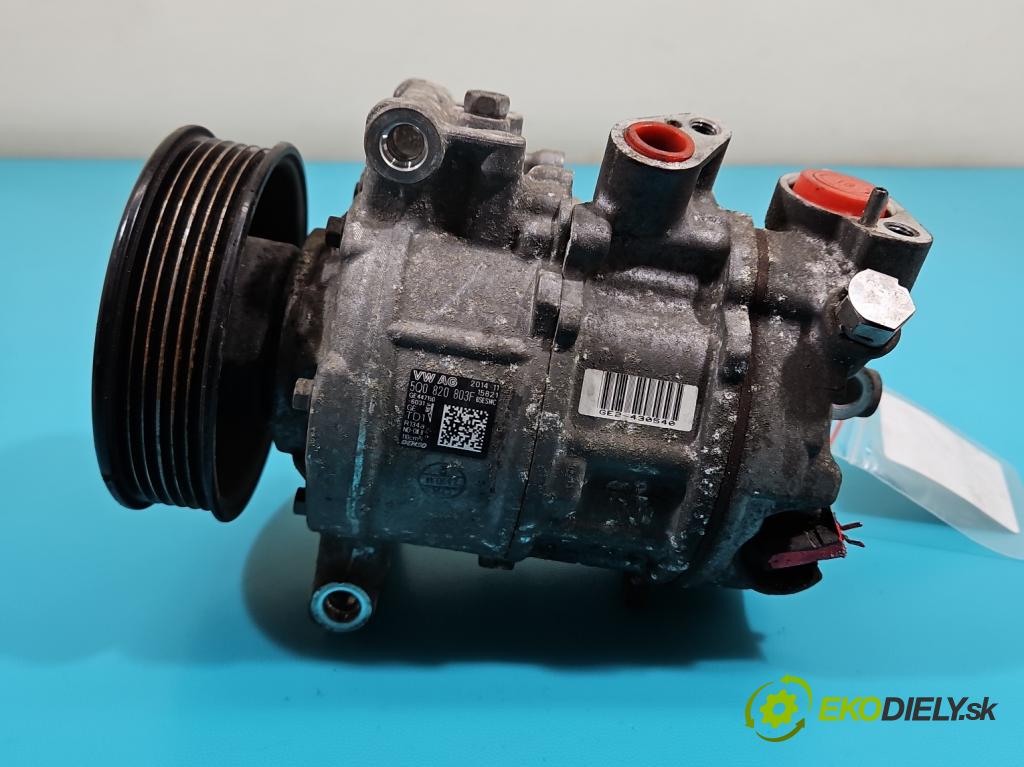 Vw Golf VII 2012-2020 1.6 tdi 110 HP manual 81 kW 1598 cm3 5- Kompresor: klimatizácie 5Q0820803F (Kompresor klimatizácie)