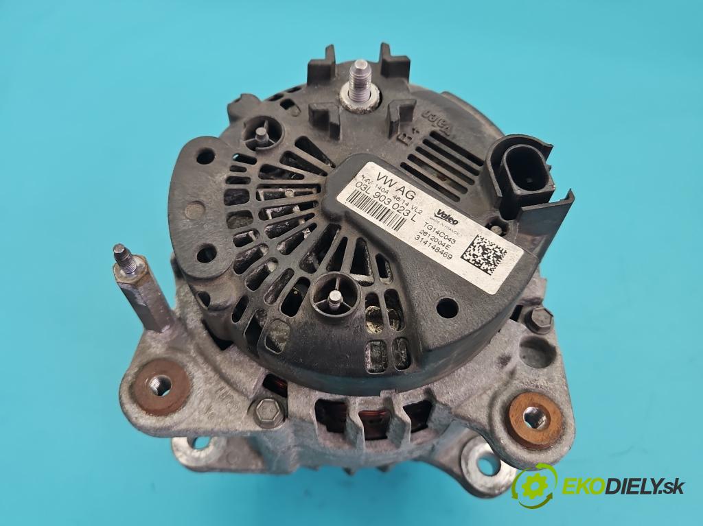 Vw Golf VII 2012-2020 1.6 tdi 110 HP manual 81 kW 1598 cm3 5- Alternator 03L903023L (Alternátor)