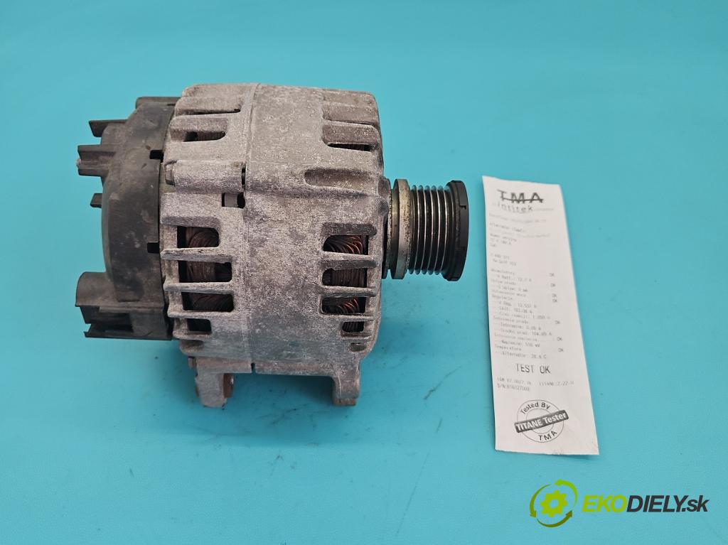 Vw Golf VII 2012-2020 1.6 tdi 110 HP manual 81 kW 1598 cm3 5- Alternator 03L903023L (Alternátor)