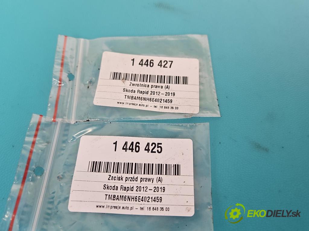 Skoda Rapid 2012-2019 1.2 TSI 86 HP manual 63 kW 1197 cm3 5- náboj pravé  (Náboj)