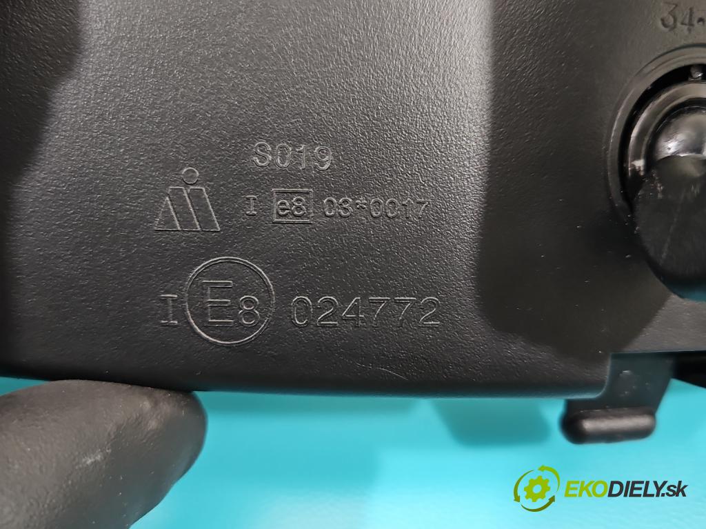 Toyota Yaris III 2011-2020 1.3 vvti 99 HP manual 73 kW 1329 cm3 5- zrkadlo uvnitř:  (Spätné zrkadlo vnútorné)