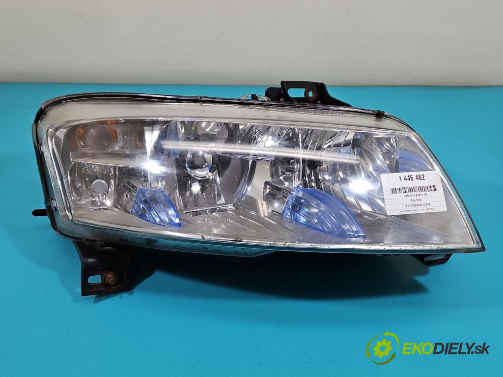 Fiat Stilo 1.6 16V 103 HP manual 76 kW 1596 cm3 3- Reflektor: pravý  (Svetlo predné pravé)