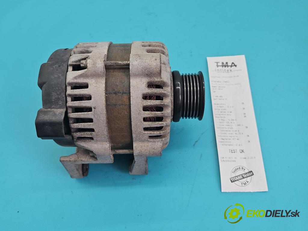 Opel Astra IV 2009-2015 1.6 16V 116 HP manual 85 kW 1598 cm3 5- Alternator 13579667 (Alternátor)