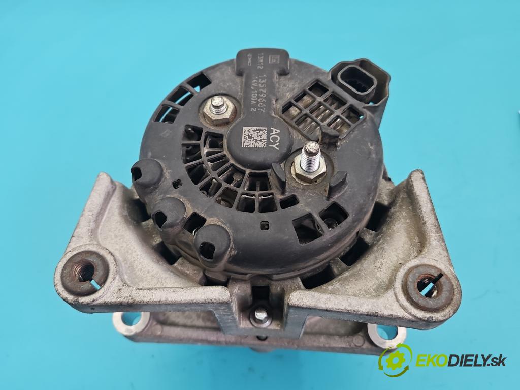 Opel Astra IV 2009-2015 1.6 16V 116 HP manual 85 kW 1598 cm3 5- Alternator 13579667 (Alternátor)