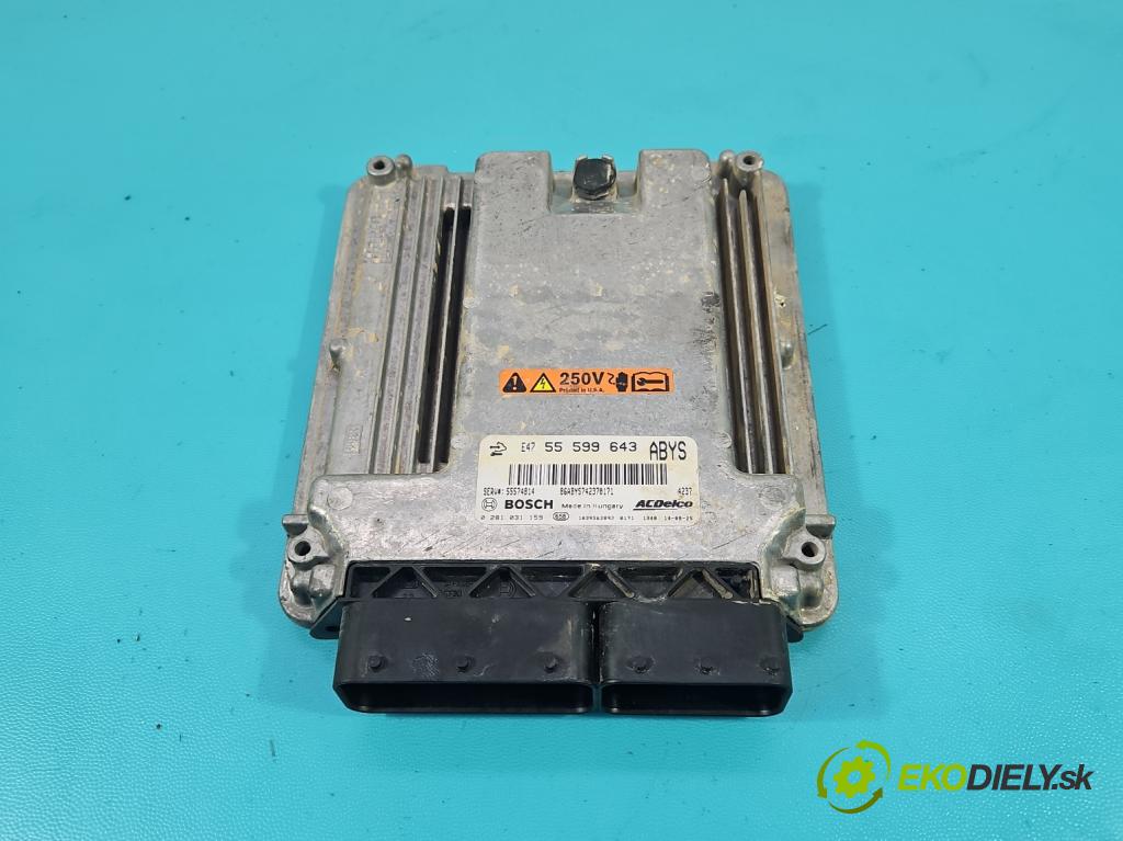 Opel Insignia A 2008-2017 2.0 cdti automatic 143.1 kW 1956 cm3 5- riadiaca jednotka motora 55599643