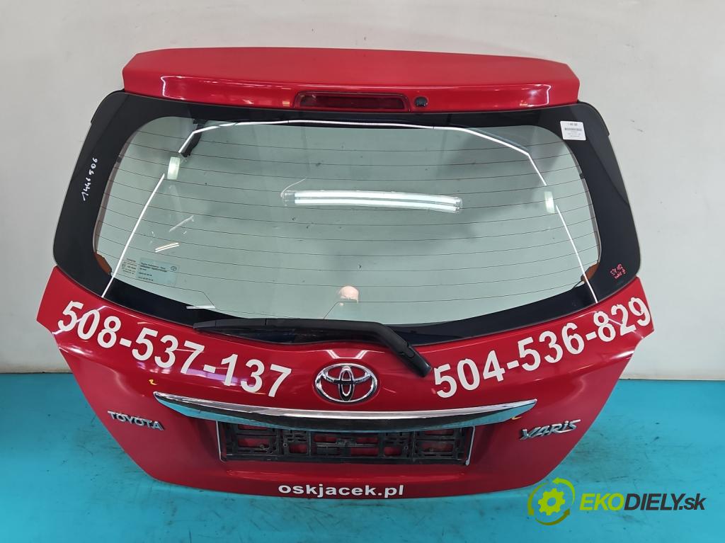 Toyota Yaris III 2011-2020 1.3 vvti 99 hp manual 73 kW 1329 cm3 5- zadní kufrové dveře  (Zadní kapoty)