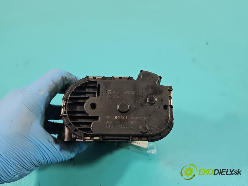 Mercedes E C207/ A207 3.0 cdi 265KM automatic 195 kW 2987 cm3 2- klapka 0281002894 (Škrtiaca klapka)