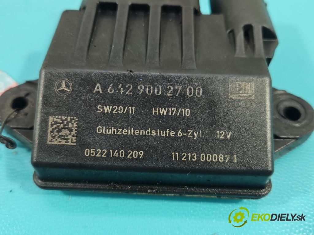 Mercedes E C207/ A207 3.0 cdi 265KM automatic 195 kW 2987 cm3 2- Relé: svíčky: zařicích: A6429002700 (Relé)