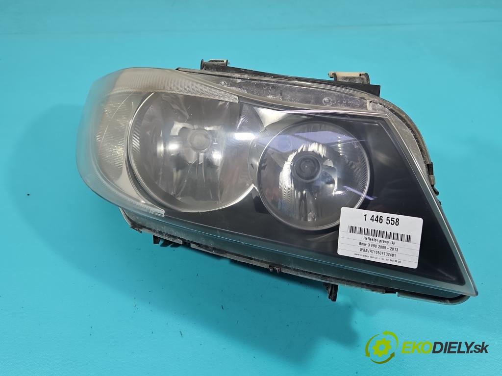 Bmw 3 E90 2005-2013 2.0 16V 150 HP automatic 110 kW 1995 cm3 5- Reflektor: pravý 6942748 (Svetlo predné pravé)