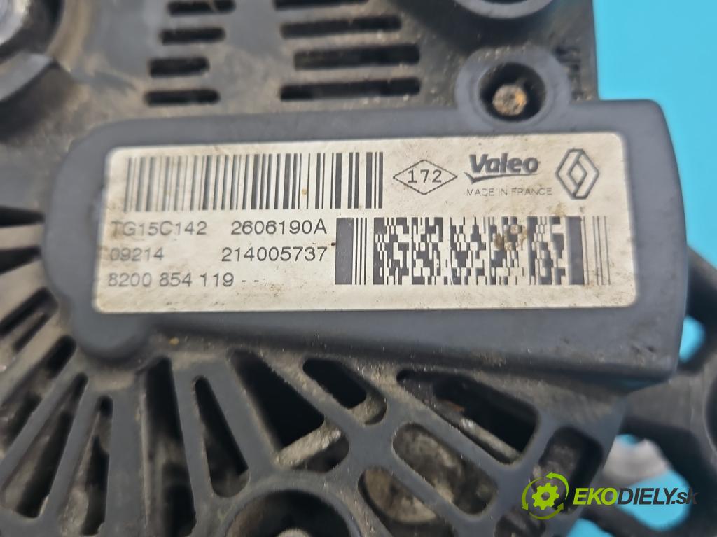 Renault Master III 2010-2019 2.3 dci 101 HP manual 74 kW 2299 cm3 5- Alternator 8200854119 (Alternátor)