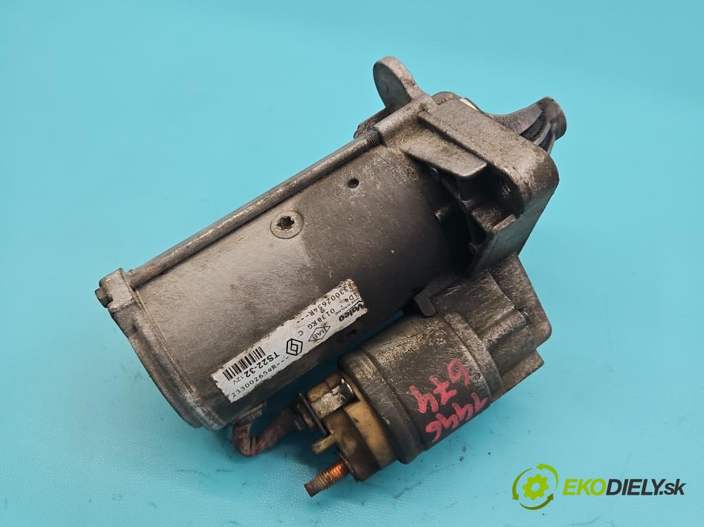 Renault Master III 2010-2019 2.3 dci 101 HP manual 74 kW 2299 cm3 5- štartér TS2232 (Štartér)