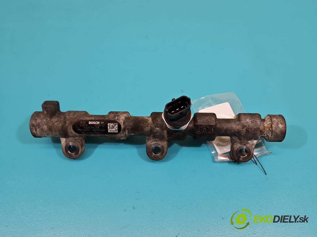 Renault Master III 2010-2019 2.3 dci 101 HP manual 74 kW 2299 cm3 5- lišta vstrekovacia 0445214258 (Vstrekovacia lišta)