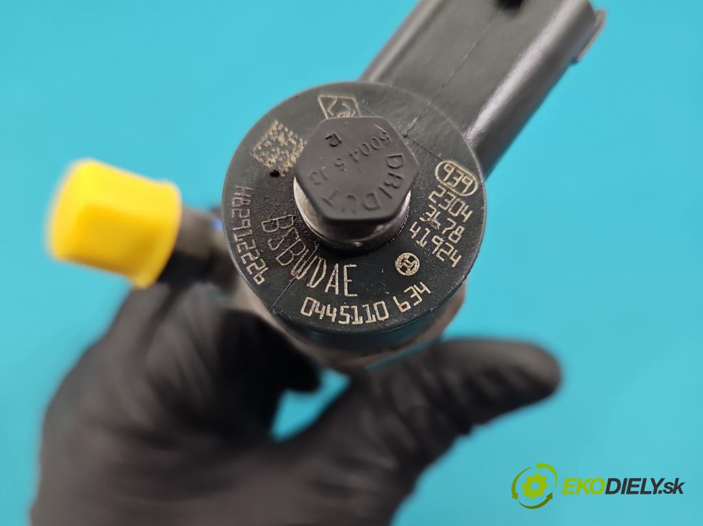 Renault Master III 2010-2024 2.3 dci 101 hp manual 74 kW 2299 cm3 5- vstřikovač 0445110634 (Vstřikovač paliva)